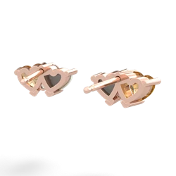 Citrine Sweethearts 14K Rose Gold earrings E5260