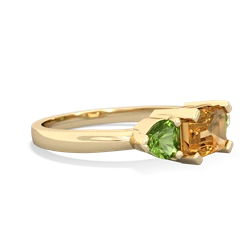 Citrine Three Stone 14K Yellow Gold ring R5235