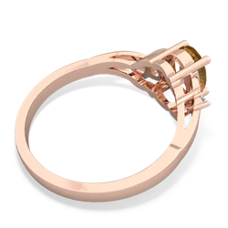 Citrine Swirls 14K Rose Gold ring R2347