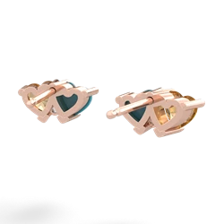 Citrine Sweethearts 14K Rose Gold earrings E5260