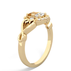 Citrine Love Nest 14K Yellow Gold ring R5860