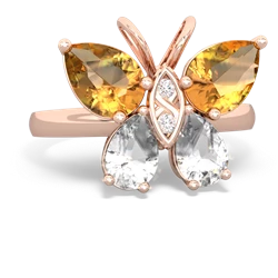 matching rings - Butterfly