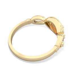 Citrine Milgrain Marquise 14K Yellow Gold ring R5700