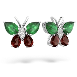 matching earrings - Butterfly