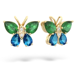 matching earrings - Butterfly