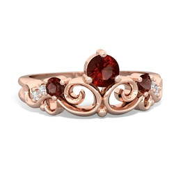 Amethyst Crown Keepsake 14K Rose Gold ring R5740