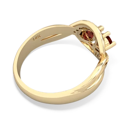 Garnet Summer Winds 14K Yellow Gold ring R5342