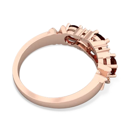 Onyx Hugs And Kisses 14K Rose Gold ring R5016