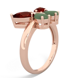 Garnet Butterfly 14K Rose Gold ring R2215