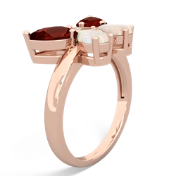 Garnet Butterfly 14K Rose Gold ring R2215