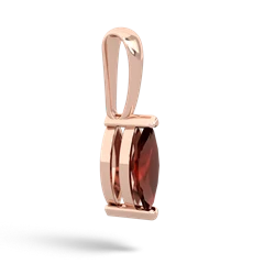 Garnet 8X4 Marquise 14K Rose Gold pendant P1701