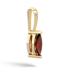 Garnet 8X4 Marquise 14K Yellow Gold pendant P1701