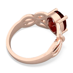 Garnet Celtic Knot Cocktail 14K Rose Gold ring R2377