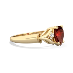 Garnet Precious Pear 14K Yellow Gold ring R0826