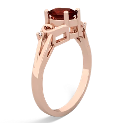 Garnet Swirls 14K Rose Gold ring R2347