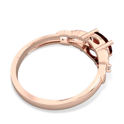 Garnet Links 14K Rose Gold ring R4032