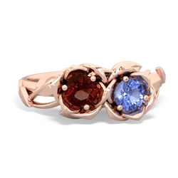 Garnet Rose Garden 14K Rose Gold ring R5510