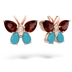 matching earrings - Butterfly