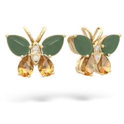 matching earrings - Butterfly