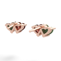 Jade Sweethearts 14K Rose Gold earrings E5260