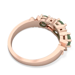 Pink Tourmaline Hugs And Kisses 14K Rose Gold ring R5016