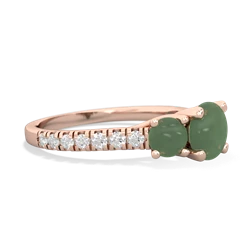 Alexandrite Pave Trellis 14K Rose Gold ring R5500