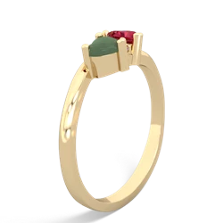 Jade Sweethearts 14K Yellow Gold ring R5260