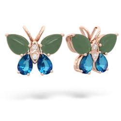 matching earrings - Butterfly