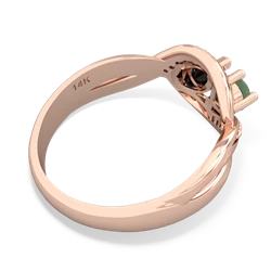 Jade Summer Winds 14K Rose Gold ring R5342