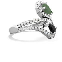 Jade Diamond Dazzler 14K White Gold ring R3000