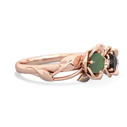 Jade Rose Garden 14K Rose Gold ring R5510