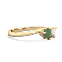 Jade Sweethearts 14K Yellow Gold ring R5260