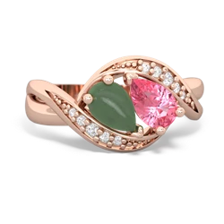 Jade Summer Winds 14K Rose Gold ring R5342