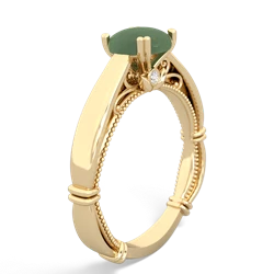 Jade Renaissance 14K Yellow Gold ring R27806RD