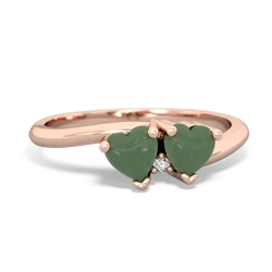 Jade Sweethearts 14K Rose Gold ring R5260