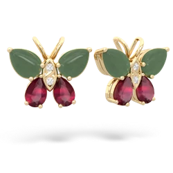 matching earrings - Butterfly