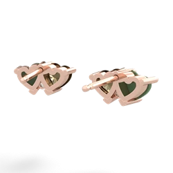 Jade Sweethearts 14K Rose Gold earrings E5260