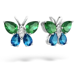 matching earrings - Butterfly