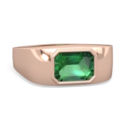 similar item - Men's Emerald-cut Bezel