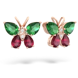 matching earrings - Butterfly