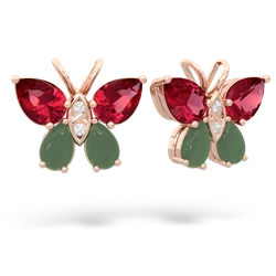 matching earrings - Butterfly