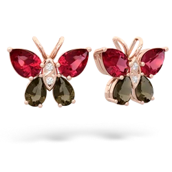 matching earrings - Butterfly