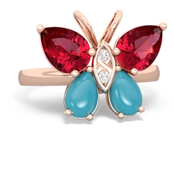 matching rings - Butterfly