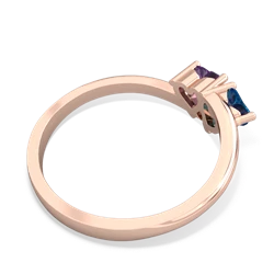 London Topaz Sweethearts 14K Rose Gold ring R5260