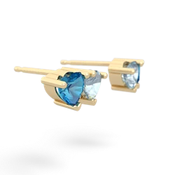 London Topaz Sweethearts 14K Yellow Gold earrings E5260