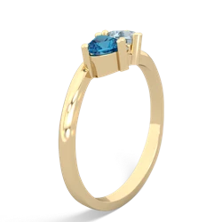 London Topaz Sweethearts 14K Yellow Gold ring R5260