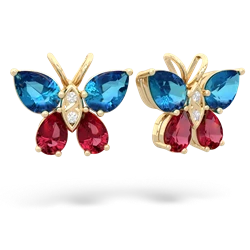 matching earrings - Butterfly