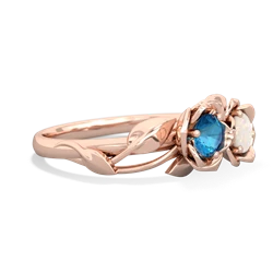 London Topaz Rose Garden 14K Rose Gold ring R5510