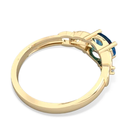 London Topaz Links 14K Yellow Gold ring R4032