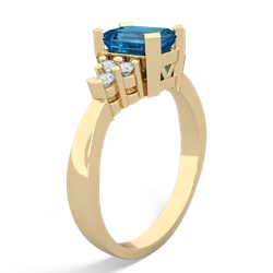 London Topaz Timeless Classic 14K Yellow Gold ring R2591